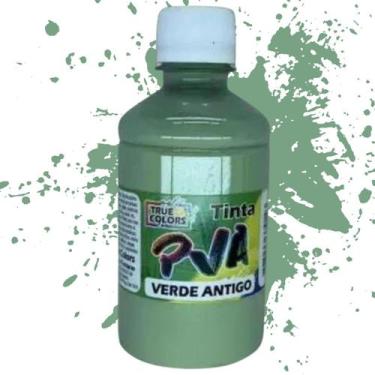 Imagem de Tinta Pva 250ml True Colors - Cores Frias, VERDE ANTIGO - 7106