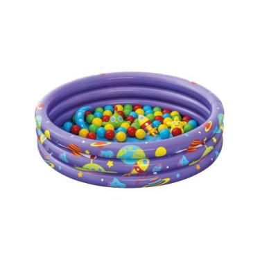 Imagem de Banheira Inflável com Acessórios Galáxia 101 L Mor