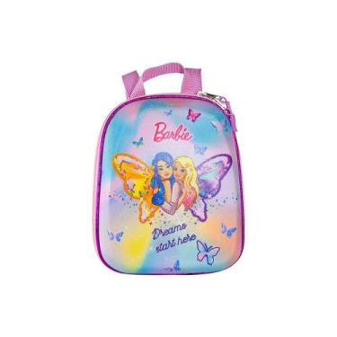 Imagem de Mochila Infantil Barbie Borboleta P Multicolorida - Max Toy
