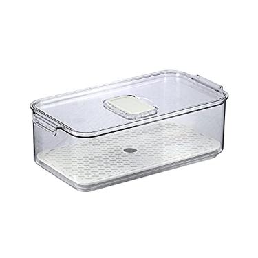 Imagem de Tuut Linha Utilidade Organizador para Geladeira com Escorredor 32 cm X 16,5 cm X 14 cm.
