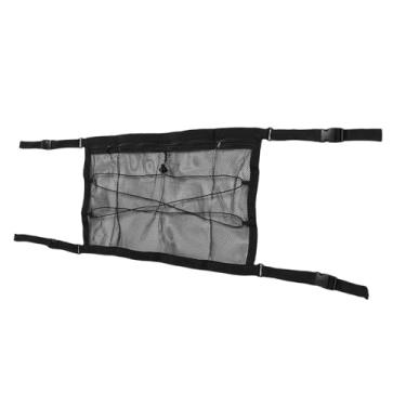 Imagem de AUNMAS Rede para Vagão de Carrinho, Bolsa de Malha de Nylon Portátil Com Alças Ajustáveis, Grande Capacidade 27,6 X 13,8 pol. para Acampar e Fazer Compras