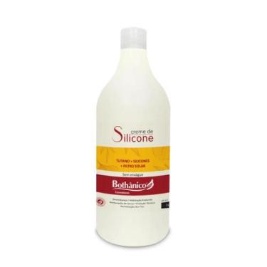Imagem de Creme de Silicone 1L Sem Enxague, Filtro Solar, Umectação Proteção Tér