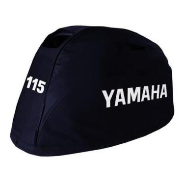 Imagem de Capa Para Capô Motor De Popa Yamaha 115Hp 4T Moderno Redondo