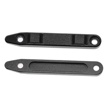 Imagem de Esquirla 2x Trilhos de Proteção de Teto para Carro RC 1/16, Acessórios, Peças para Carro RC em Liga de Alumínio para Grom, Preto