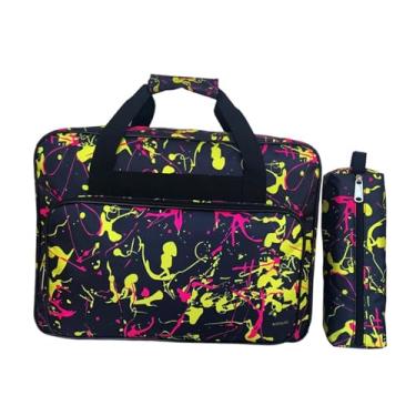 Imagem de UGPLM Bolsa para transporte de máquina de costura, tipo sacola, para guardar máquina de costura portátil em ambientes externos, Preto