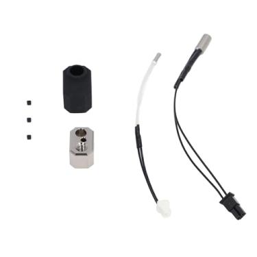 Imagem de LiebeWH Kit de Bloco de Aquecedor Hotend para Impressora 3D Acessórios de Fio de Termistor de Haste de Aquecimento MK4 24V 40W Cartucho Extrusora de Capa de Silicone para Prusa, Desempenho de