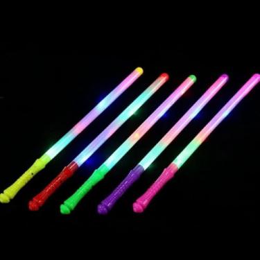 Imagem de Kit com 10 Bastões de LED Pisca-Pisca para Festas e Aniversários, e Baterias Inclusas(2)