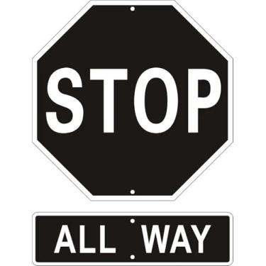 Imagem de Placa Stop All Way