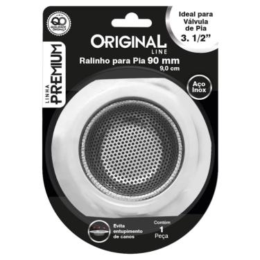 Imagem de Ralinho Japones Aço Inox e Borda Aluminio - Ralo Pia Americana 3.1/2 Especial - PANAMI