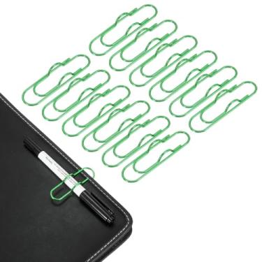 Imagem de PATIKIL Suporte de clipe de caneta para notebook, 12 peças de clipes de caneta de metal, verde
