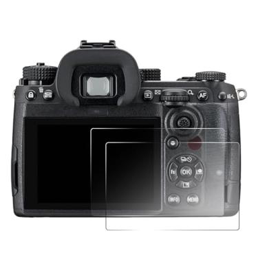 Imagem de pssped 2 peças protetoras de tela compatíveis com Pentax K-3 Mark III K3 Mark III, película de vidro temperado de dureza 9H cristalina, acessórios para câmera digital, impressão antiarranhões e dedos