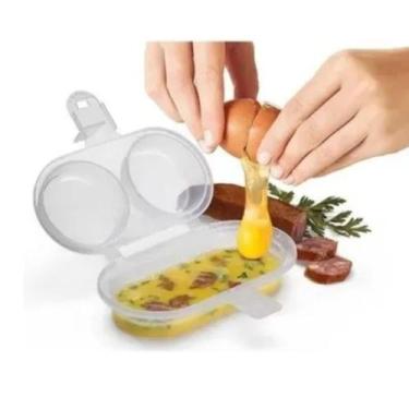 Imagem de Forma kit com 2 omeleteira 2 em um para microondas nitron