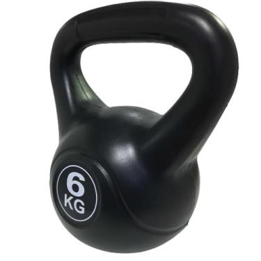 Imagem de Kettlebell 6kg Exercício Funcional Musculação Treino Vinil - OCCY