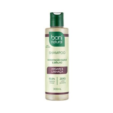 Imagem de Shampoo Natural Argan e Linhaça Boni Natural 300ML