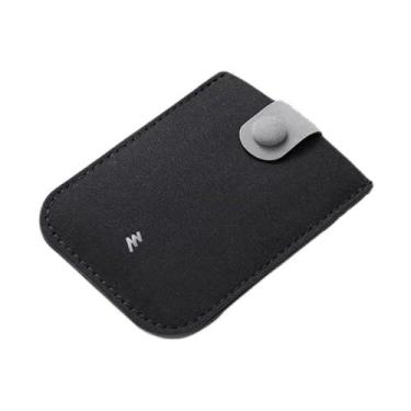 Imagem de Carteira feminina de couro sintético com bloqueio de RFID, organizador de viagem fino, Preto, cinza, Tendência