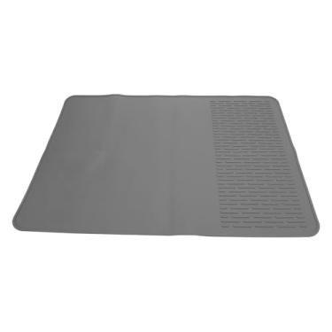Imagem de Yinhing Tapete de café de Silicone Almofada de café Térmica Ideal para Estação de de Bancada Se Encaixa Perfeitamente Sob a Máquina de Tapete de Secagem de Prato Multifuncional Design Cinza Elegante