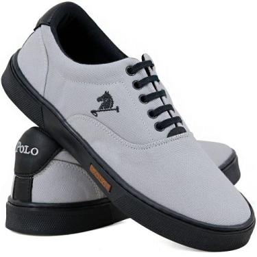 Imagem de Sapatênis Masculino Polo Joy Casual Em Lona Conforto Dia a Dia, 42, Ci