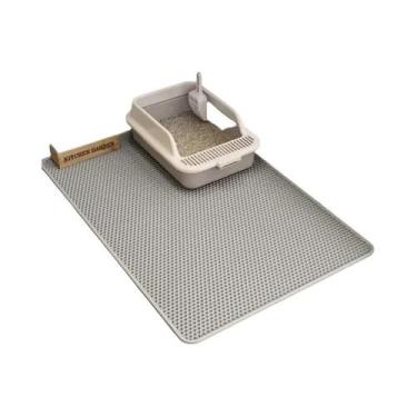 Imagem de Tapete Para Gato Grande 60X90Cm, Dupla Camada, Impermeável E Antiderra