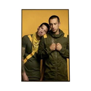 Imagem de Pôster Da Banda Twenty One Pilots, Adesivo Artístico Autoadesivo À Pro