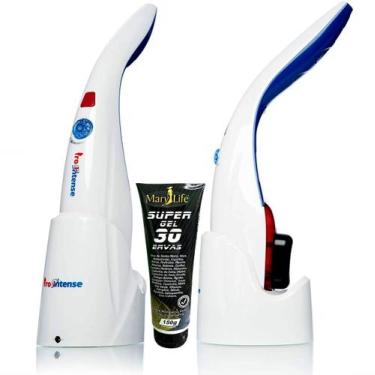 Imagem de Massageador Elétrico Profissional Fisioterápico Sem Fio + Gel 30 Ervas