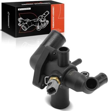 Imagem de A-Premium Conjunto de carcaça do termostato de arrefecimento do motor com sensor compatível com Ford Transit 2011-2018 2,2L, RWD, substitui # BK3Q8A586AA