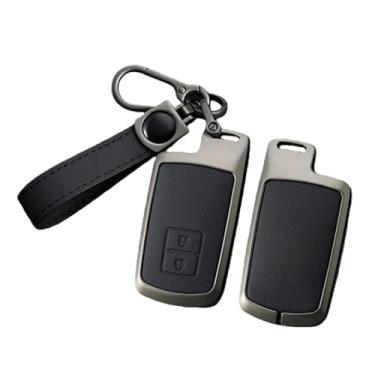 Imagem de Capa protetora para chave de carro em liga de zinco compatível com Toyota Auris Camry RAV4 Avalon Yaris Verso 2012 2013 2014 2015 2016 2017 2018(S-black ring)