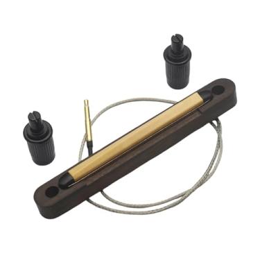 Imagem de Dynwave Captador piezoelétrico para baixo, fácil de instalar e substituir, profissional e leve, com conector de saída de 2,5 mm, 6 Cordas