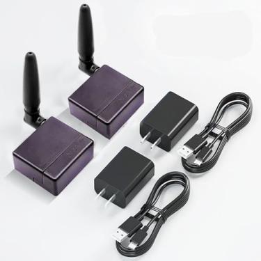 Imagem de SPENFiLY Sistema repetidor sem fio, tamanho pequeno, infravermelho, sistema repetidor sem fio - extensor de receptor de tamanho pequeno centralizado múltiplo para casa inteligente (controle remoto de