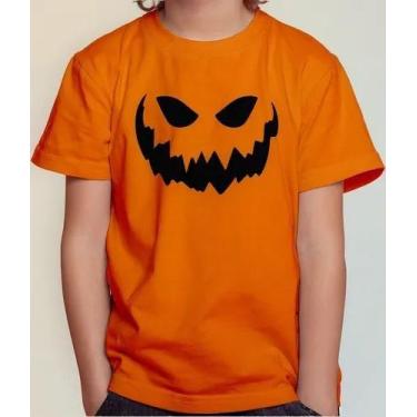 Imagem de Camiseta Camisa Juvenil Infantil Menina Menino Dia das Bruxas Hallowee
