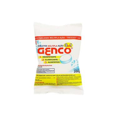 Imagem de GENCO Tablete p/ Clorador Múltipla Ação 3 em 1 200gr