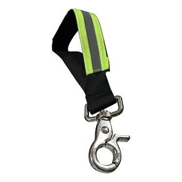 Imagem de Lljsszr Alças para Luvas de Bombeiro, Equipamento de Bombeiro, Alças para Luvas de Trabalho com Acabamento Refletivo, Alças Reforçadas para Luvas de Soldagem, Prata, Tamanho real