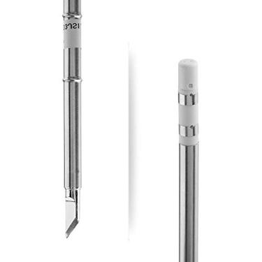 Imagem de Naroote Pontas de Ferro de Solda Substituição Eficiente e Resistente Ao Calor para Estação de Retrabalho FX-951, Ponta de Solda Série T12 de 10 Unidades para Soldagem Em Temperatura Mais Baixa (T12-K)