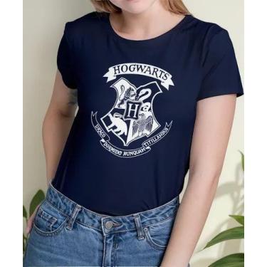 Imagem de Camiseta Camisa de Algodão Adulto Masculina Feminina  Harry Pott er Ho