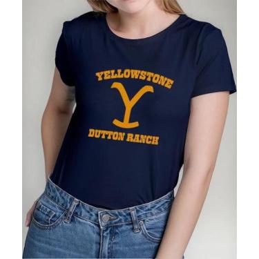 Imagem de Camisa Camiseta Adulto Masculina Feminina Algodão Série Yellowston e D