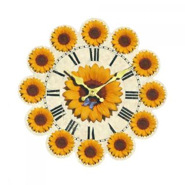 Imagem de Ｂｅｓｇａ Relógio de parede decorativo com, silencioso, para pendurar na parede, ideal para cozinhas internas.