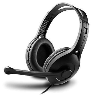 Imagem de Headset Comunicador Profissional Placa de Som e Áudio Digital Edifier K800 USB Preto BK, Pequeno