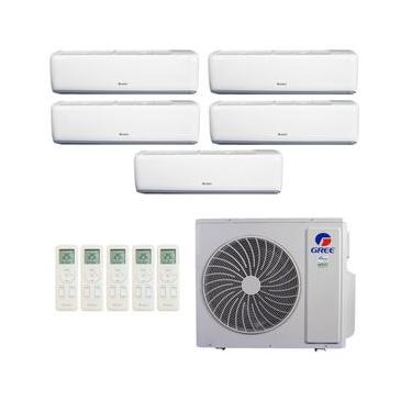 Imagem de Ar-Condicionado Multi Split Inverter Gree 42.000 (5x Evap HW 9.000) Quente/Frio 220V