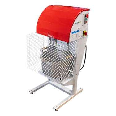 Imagem de Misturela Profissional Maná 15 Litros com Tacho Basculante e Misturador Vermelho/Branco Bivolt- MM-15