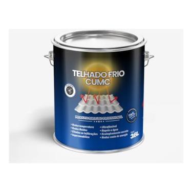 Imagem de Tinta Termica Telhado Frio Cumc 3,6L Galpão Resfria Cobertura