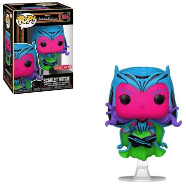 Imagem de Funko Pop Marvel WandaVision 986 Scarlet Witch Blacklight