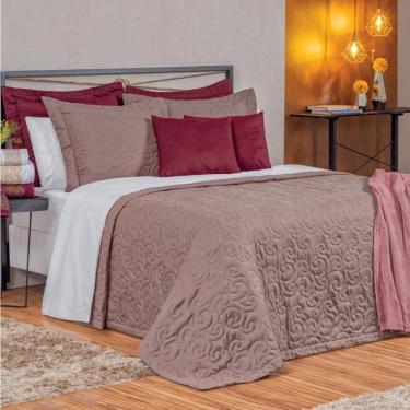 Imagem de Cobre Leito Queen Micropercal 400 Fios 3 Peças Belga - Rosê