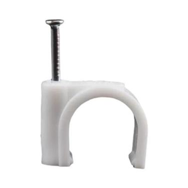 Imagem de Pacote Com 100 Presilhas De Cabo 4-20mm, Grampos De Fio Coaxial Para O