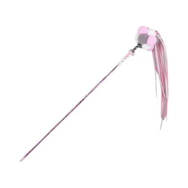 Imagem de Varinha De Penas Longa Para Gatos Com Sino, Brinquedo Resistente a Mor
