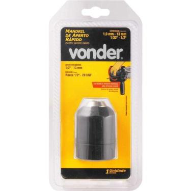 Imagem de Mandril de Aperto Rápido, 2,0 mm - 13,0 mm, 1/2" x 20 Fios, Vonder