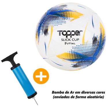 Imagem de Kit Bola Bomba de Ar Campo Futsal Volei Society Jogo Esporte - - Toppe