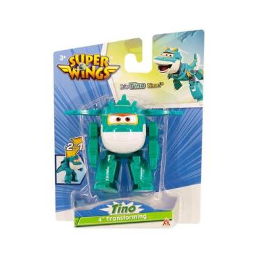 Imagem de Boneco 10cm Avião Robô Tino - Super Wings