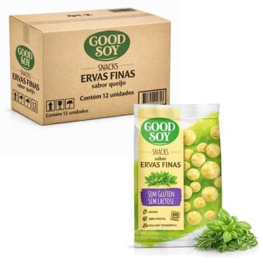 Imagem de Kit 12 Snacks De Soja Goodsoy S/ Gluten Ervas Finas 25G