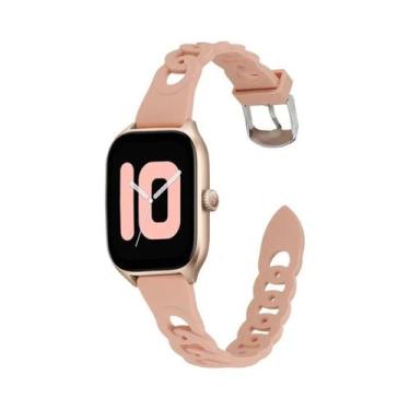 Imagem de Pulseira De Silicone 20mm 22mm Para Amazfit GTS 2 3 4 GTS2 Mini GTR 4 