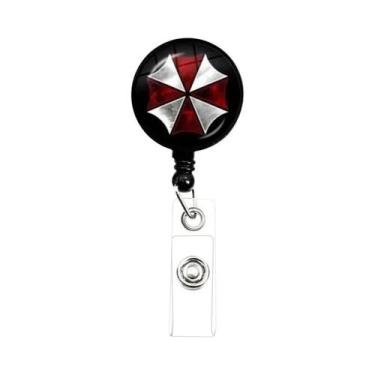 Imagem de Porta-Crachá Retrátil Com Design De Guarda-Chuva Para Cartão De Identi
