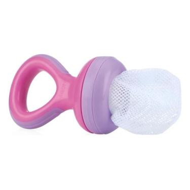 Imagem de Alimentador Infantil Redinha Chupeta Resistente Bebê Nûby - Nuby, Rosa